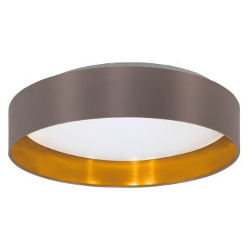 Eglo loftlampe Maserlo 2 cappuccino/guld Ø38x9 cm