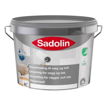 Sadolin grundmaling til væg og loft helmat hvid 5 L