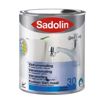 Sadolin vådrumsmaling hvid 1 L