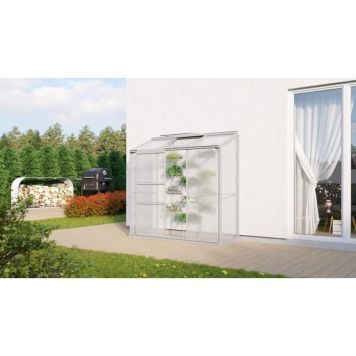 Vitavia vægdrivhus Ida 1,3 m² alu 4 mm poly 