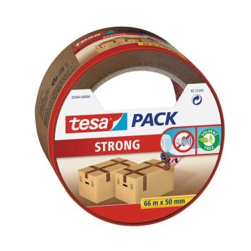 Tesa emballagetape Strong brun 66 m x 55 mm