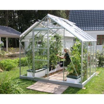 Vitavia drivhus Merkur 6,7 m² alu 3 mm delt glas 