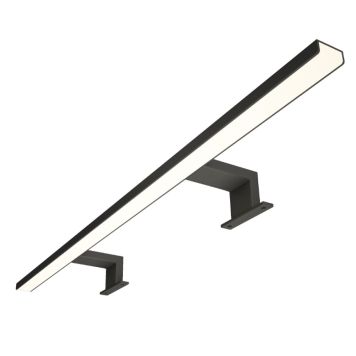 Camargue LED spejllampe Svanholm mat sort 80 cm  