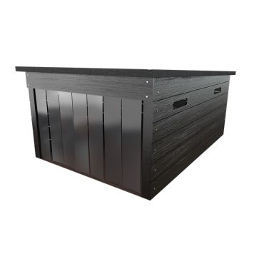 AM Robots The Cube garage til robotplæneklipper træ sort