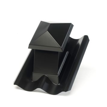 Swisspearl aftrækshætte B7 sortblå