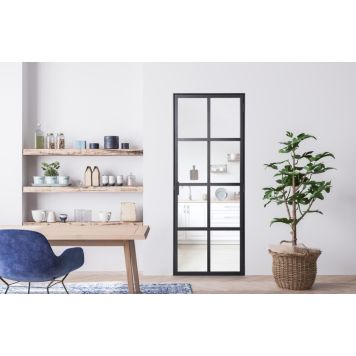 Kit' Atelier svingdør Urban sort højre alu 208,9x88,6 cm