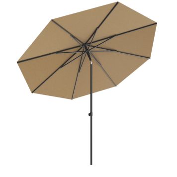Baser parasol Original Push taupe Ø3 m