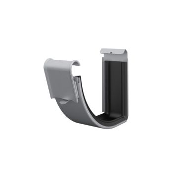 Lindab samlestykke kvartrund sort