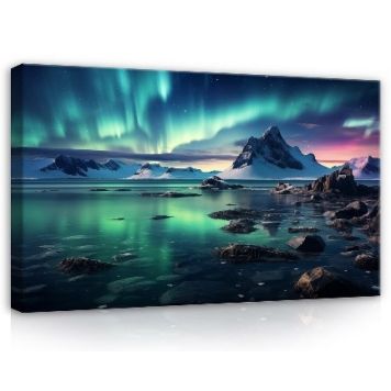 LaFinesse canvas Nordlys 80x120 cm