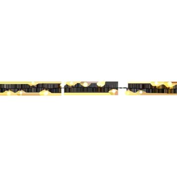 LED lyskæde IP44 L11,93m varm hvid