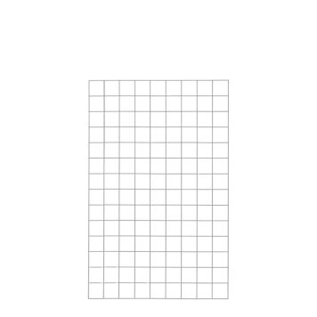 Plus espalier galvaniseret stål 140x90 cm