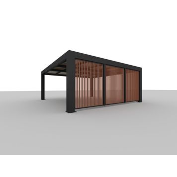 Allview ramme til Cubus carport sidevæg ekskl. lameller