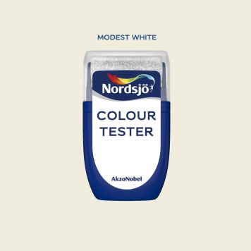 Nordsjö Colour Tester farveprøve Modest White 30 ml