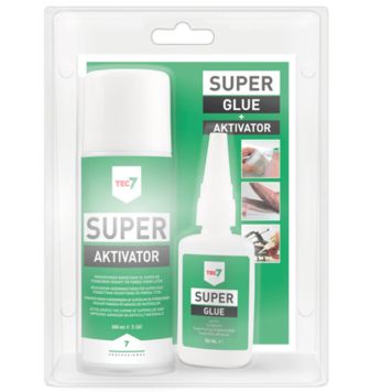 Tec7 super lim & aktivator 50ml & 200ml