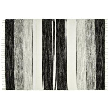 Tæppe Anna sort 75x270 cm