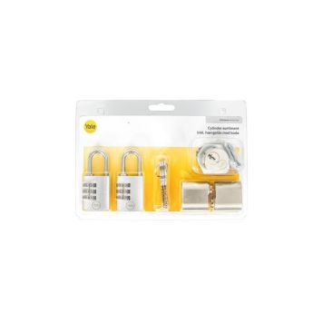Yale sæt 2x660/1x607 2xkodelås m/3 nøgler