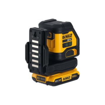 Dewalt krydslinjer laser grøn 18V 1x2 ah