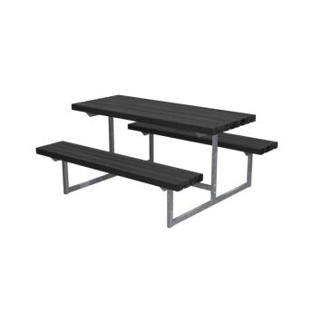 Plus Basic Junior bord/bænkesæt til børn nåletræ sort 118 cm