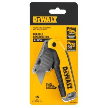 Dewalt foldekniv fast trapezblad 