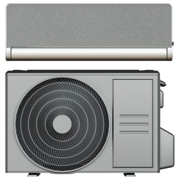 ELL varmepumpe Front Split Silver luft/luft