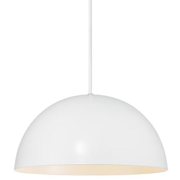 Nordlux pendel Ellen 30 Ø30xH15cm E27 hvid
