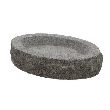 Garden Life fuglebad granit oval 30 cm 