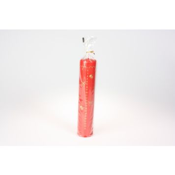 Kalenderlys rød H25 cm