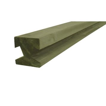 Frøslev hjørnestolpe 45 grader grøn 90x90x2700 mm