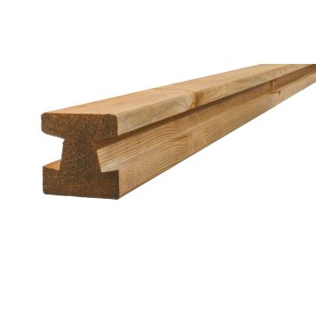 Frøslev hjørnestolpe 22 grader brun 90x90x2700 mm