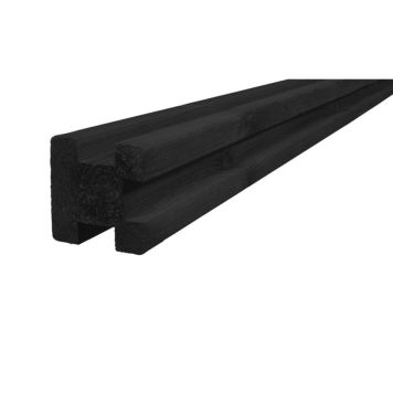 Frøslev t-stolpe sort 90x90x2700 mm