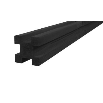 Frøslev midterstolpe sort 90x90 mm