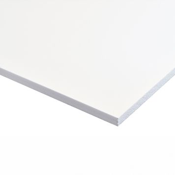 Rias PVC plade Foamalux hvid 10 mm
