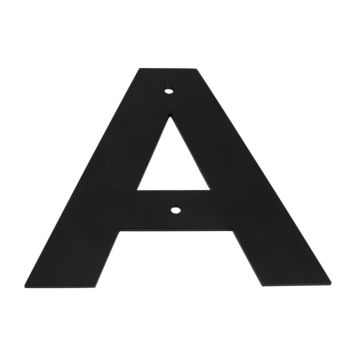 Jasa husbogstav A sort 10 cm