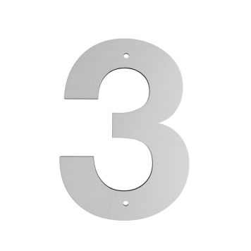 Jasa husnummer nr. 3 galvaniseret 18 cm