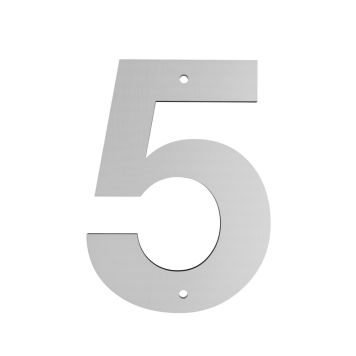 Jasa husnummer nr. 5 galvaniseret 18 cm