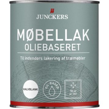 Junckers møbellak oliebaseret halvblank 0,375 L