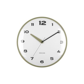 Karlsson Brisk Dome vægur metal Ø40 cm - flere farver