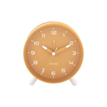 Karlsson Orgullo vækkeur metal 12 cm - flere farver