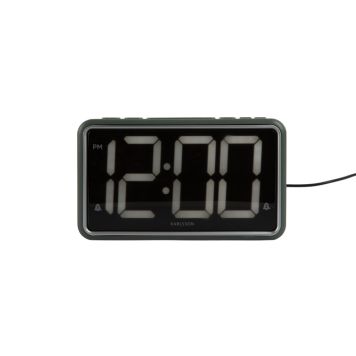 Karlsson New Retro vækkeur plast 16,5 cm - flere farver