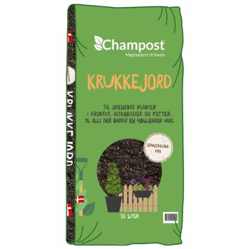 Champost spaghnumfri krukkejord 20 L