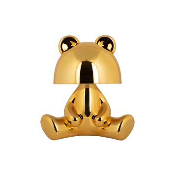 Leitmotiv Bear LED bordlampe plast guld 24 cm