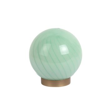 Leitmotiv Summer Globe bordlampe E27 glas H16,7 cm - flere farver