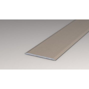 Logoclic overgangsprofil aluminium mat 1000x40x2 mm