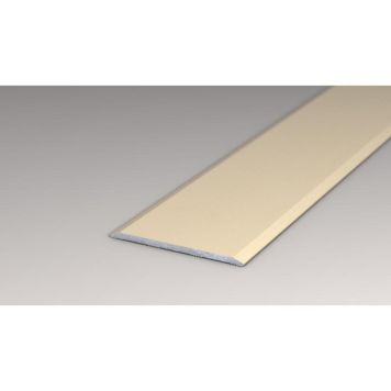 Logoclic overgangsprofil aluminium sand 1000x40x2 mm