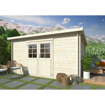 Palmako redskabsskur Lola 2 ubehandlet nordisk gran 10,4 m²