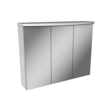 Camargue spejlskab akryl LED hvid 800x702x155 mm