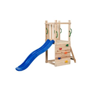 Swing King legetårn m/blå rutsjebane Mari