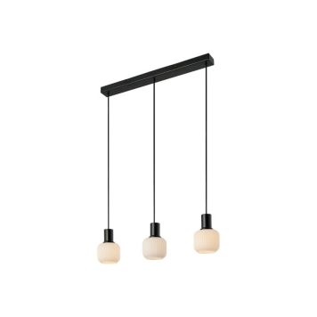 Nordlux Milford langbordspendel 3X25W E14 sort/opal