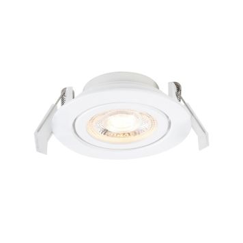 Nordlux Monolo indbygningsspot LED 3000K hvid Ø8,2 cm