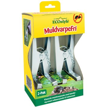ECOstyle MuldvarpeFri klassisk muldvarpesaks jern 2 stk.
